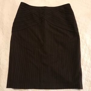 Beautiful Sandra & Andre striped brown fully lined pencil skirt (10)
